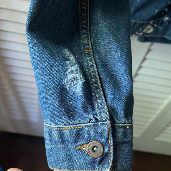 Zara Patch Jean Jacket Small - Picture 5 of 5